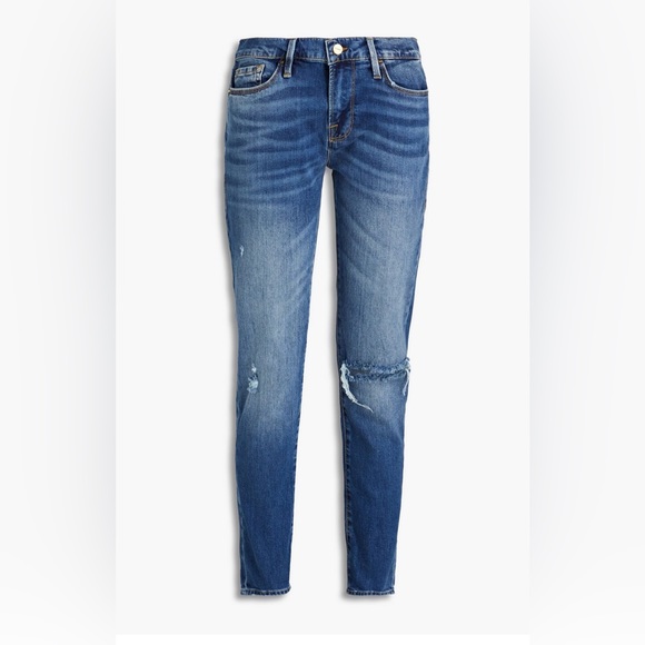 Frame Le Garcon Distressed Slim Boyfriend Jeans❤️ - Picture 2 of 7